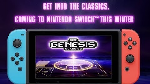 SEGA Genesis Classics is coming to Nintendo Switch!