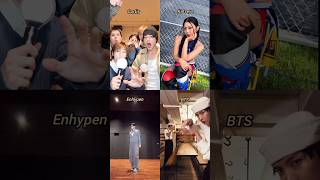 K-pop groups doing BTS SWIM challenge#bts#enhypen#cortis#katseye#shorts