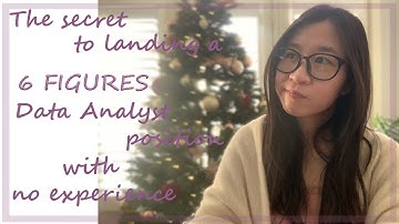 The SECRET to landing a 6 Figures Data Analyst position with NO experience!