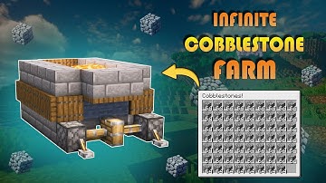 Easy Cobblestone/Stone Farm Tutorial! - Minecraft 1.21+