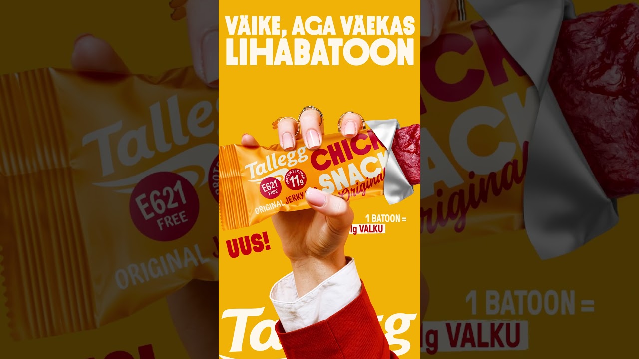 Uus Tallegg lihabatoon. Väekas amps kiiresse päeva!
