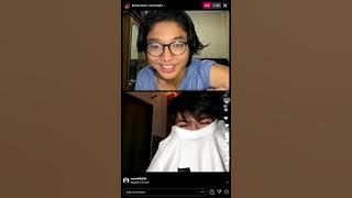 Kiesha Alvaro & Rey Bong bernyanyi di latar belakang musik gitar  2021