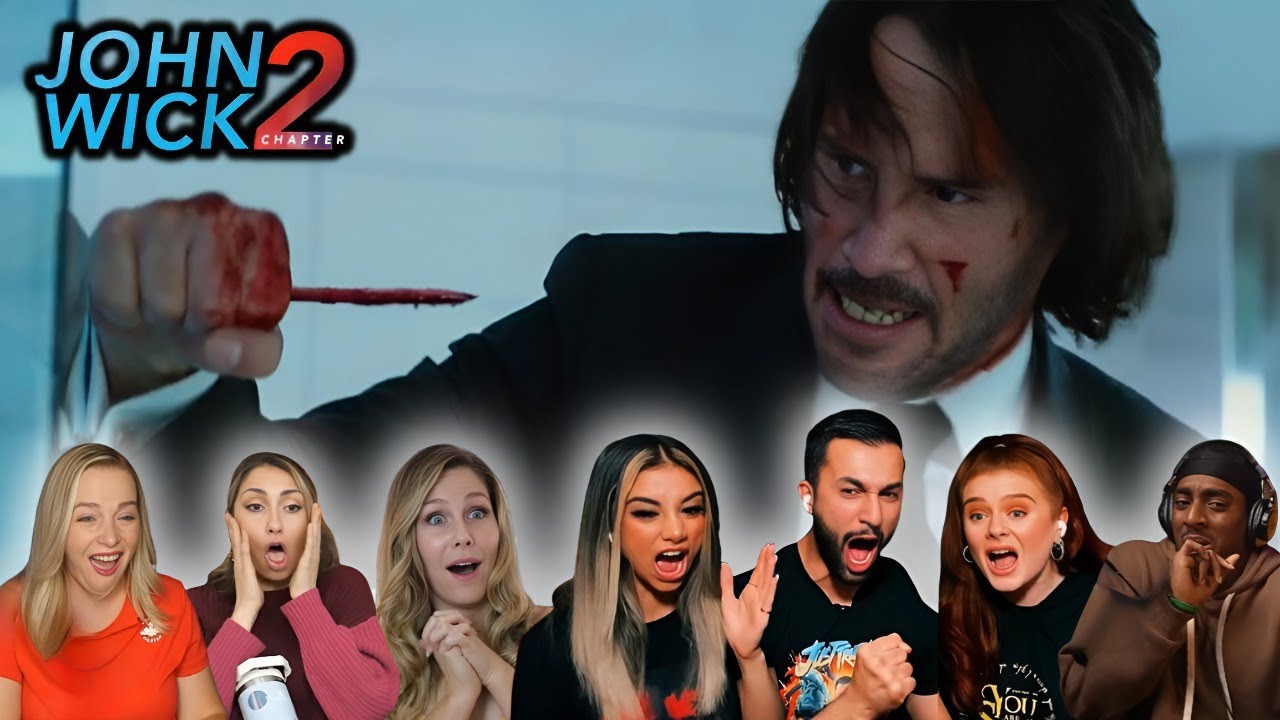 BEST Reaction to "KILLED WITH A PENCIL" in John Wick: Chapter 2 (2017)