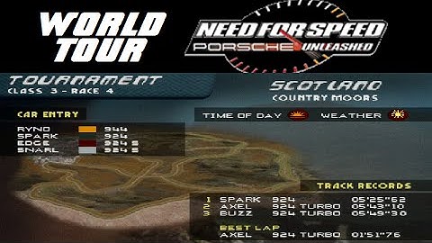 Need for Speed: Porsche Unleashed (PS) - Country Moors (Golden)