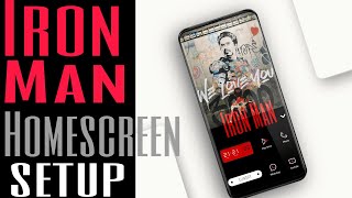 Iron Man Homescreen Setup | We Love you iron Man | Spiderman screenshot 3