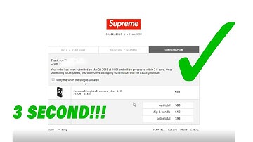 The best and cheapest supreme bot ever - LIVE COP! l Chef Adar BOT