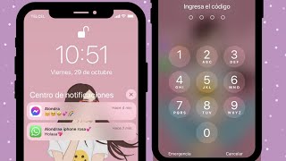 Pantalla de bloqueo de IPHONE en ANDROID con EMOJIS y NOTIFICACIONES  NOVIEMBRE 2021