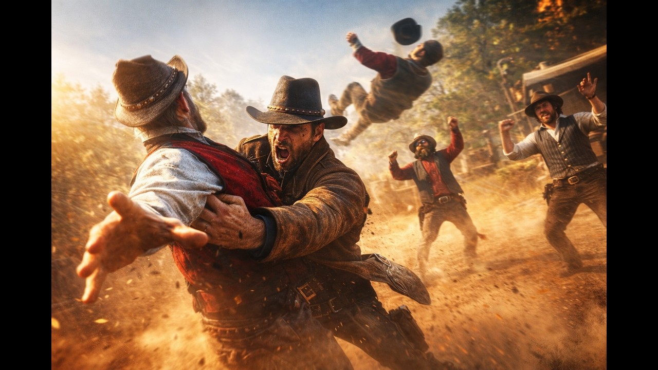 Grabbing And Throwing Gang Members