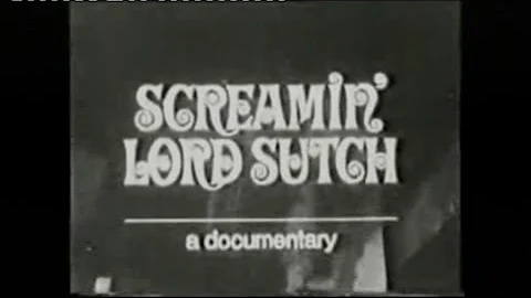 Screaming Lord Sutch Documentary