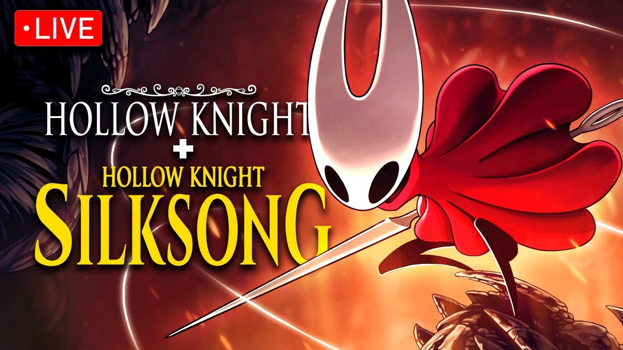 🔴LIVE (BLIND) HOLLOW KNIGHT SILKSONG MARATHON - DAY 1
