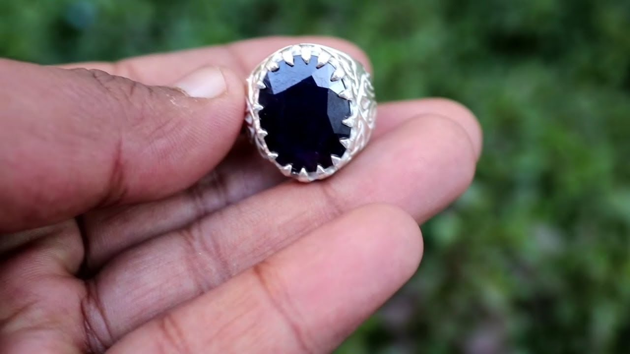 Neelam stone Ring design for menUrdu Writer YouTube