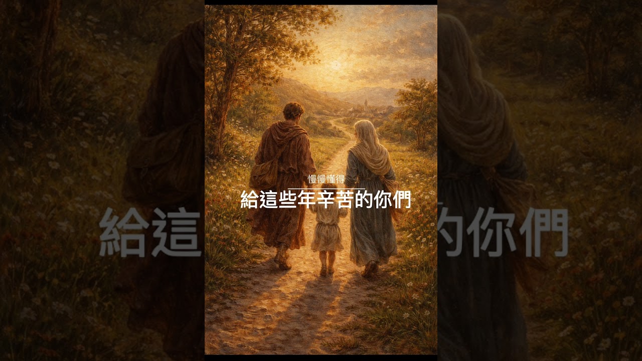 《慢慢懂得》 獻給這些年辛苦的你們