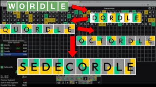 Wordle Speedrun: "Super Expordle" in 1:58.75