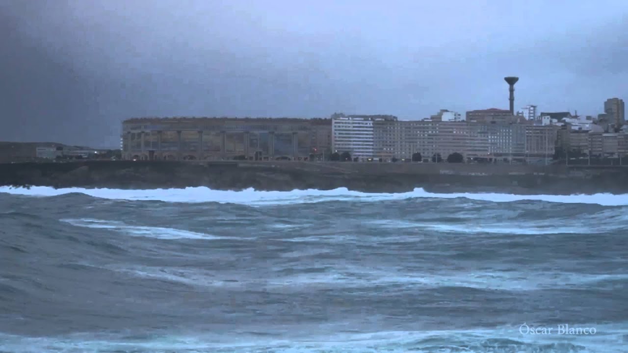 Temporal 27 enero 2014, A Coruña video to gif