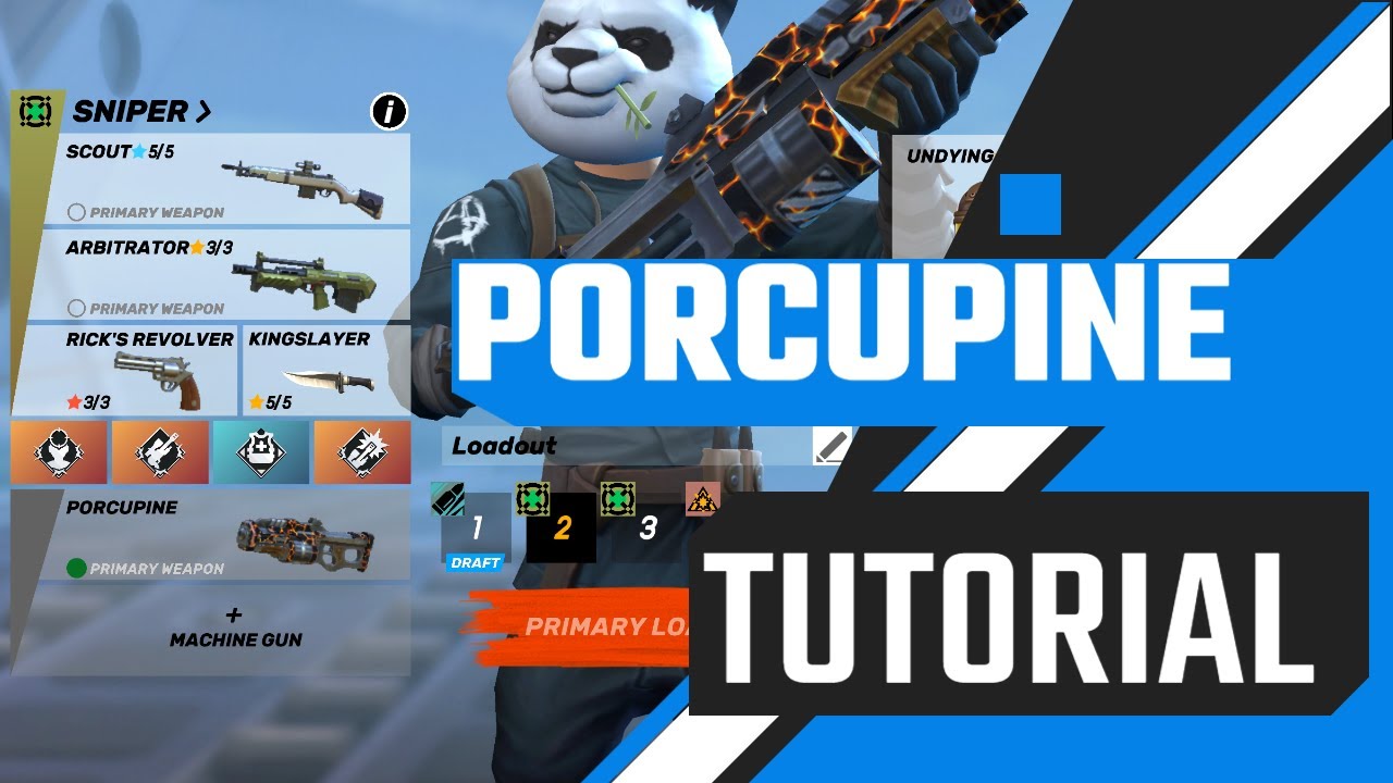 Porcupine tutorial for GUNS OF BOOM