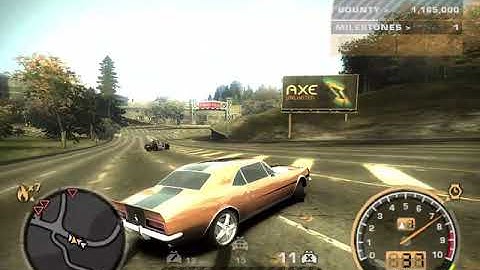 NFS Most Wanted (2005)- Heat Level 7- Black Edition Challenge