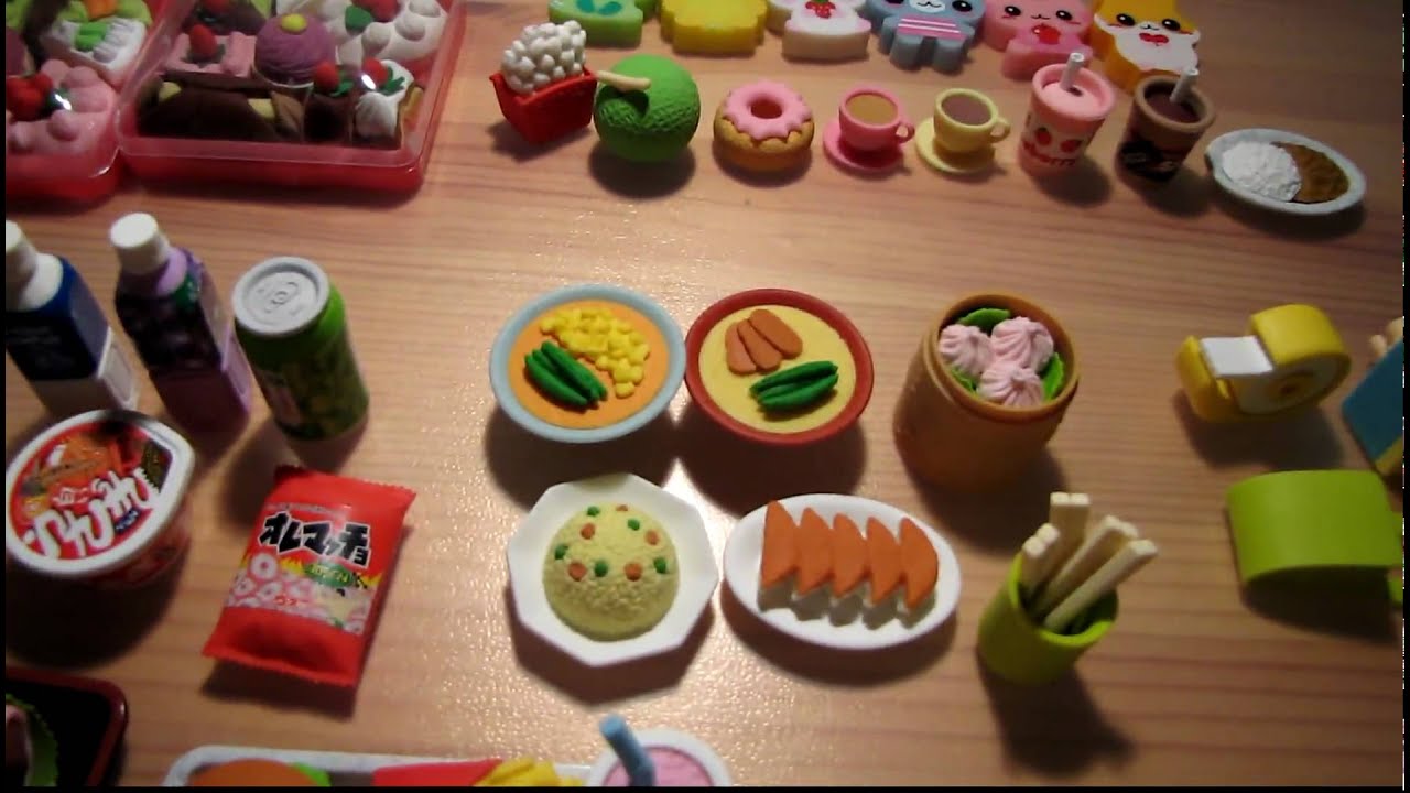 Japanese Iwako eraser collection YouTube