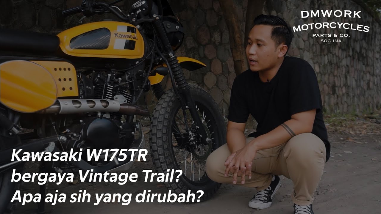 Review Kawasaki W175TR Bergaya Vintage Trail 