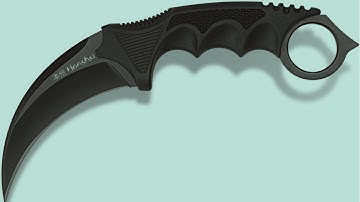 3D Modeling an Karambit Knife (Blender Time Lapse)
