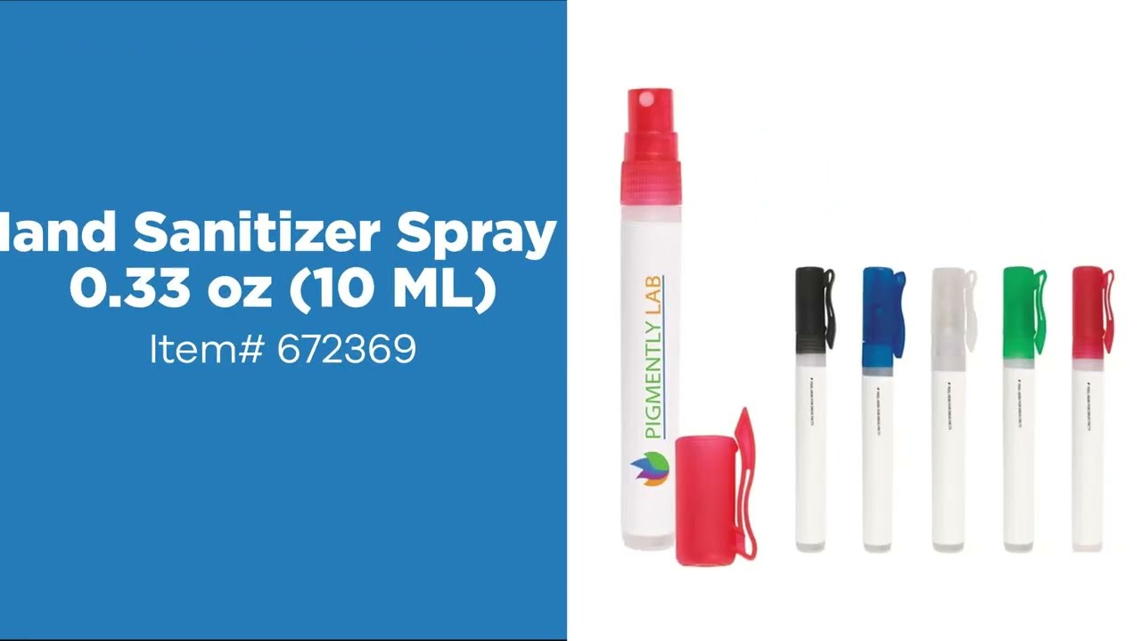 Promo Product Review: Hand Sanitizer Spray - 0.33 oz (10 mL)| AnyPromo 672369