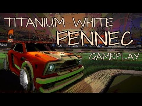 TITANIUM WHITE FENNEC GAMEPLAY | Rocket League | Diamond ...