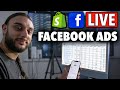 Shopify Dropshipping LIVE FACEBOOK ADS TIPS & TRICKS With (THE ECOM KING 2022)