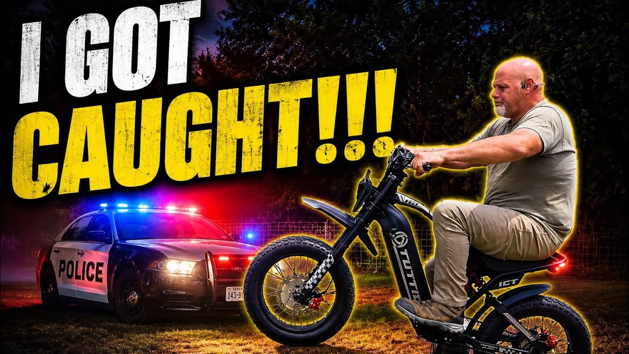 Cop Thought This Was A REAL Motorcycle! TUTTIO ICT 60V OF TROUBLE 