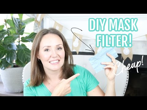 FACE MASK FILTER | HOW TO SEW A REUSABLE FACE MASK WITH FILTER POCKET