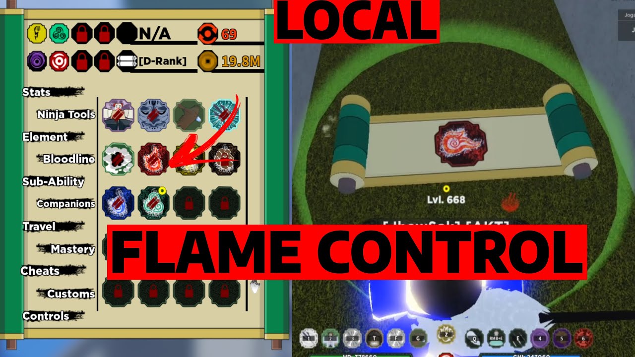 Where to Find Flame Control in Roblox Shindo Life: Flame Control