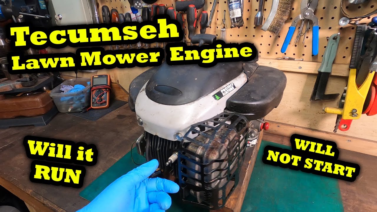 Tecumseh Small Engine Repair Lawn Mower Engine Can we get it working ??? YouTube