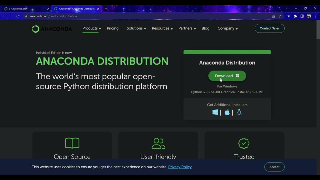 How to download anaconda and python youtube