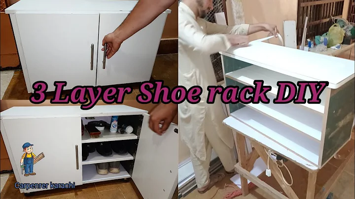 DIY Shoe Rack for Small Space | 1 slot 3 layers Shoe Rack|| smal home shoe rack