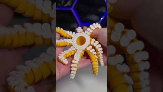 🐙 Cute Articulated OCTOPUS 3D Printed on @Snapmaker #3dprinting #asmr #fidget #toys #3dprinter