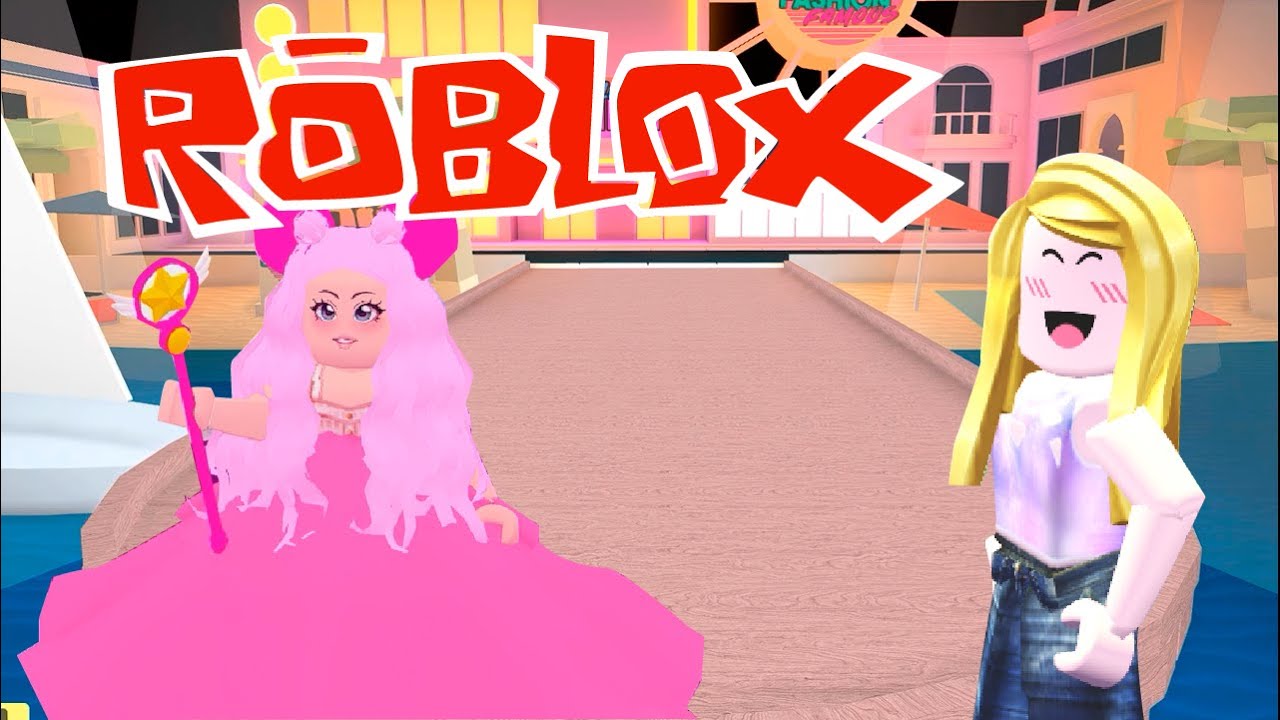 Desfile pink! Roblox (Fashion Famous) - YouTube