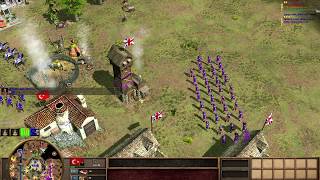 Age of Empires 3- What a comeback! - 3v3 - The struggle is real