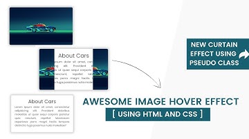 Curtain Image Hover Effect using Html and CSS