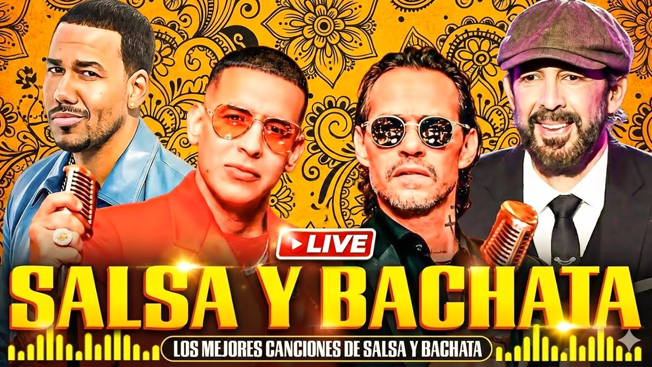 MIX SALSA Y BACHATA 2025 - LOS MEJORES CANCIONES DE MARC ANTHONY, ROMEO SANTOS, PRINCE ROYCE...#