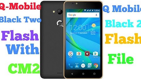 Q Mobile Black Two Flash With CM2