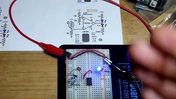Op Amp Inverting Comparator Circuit LM358
