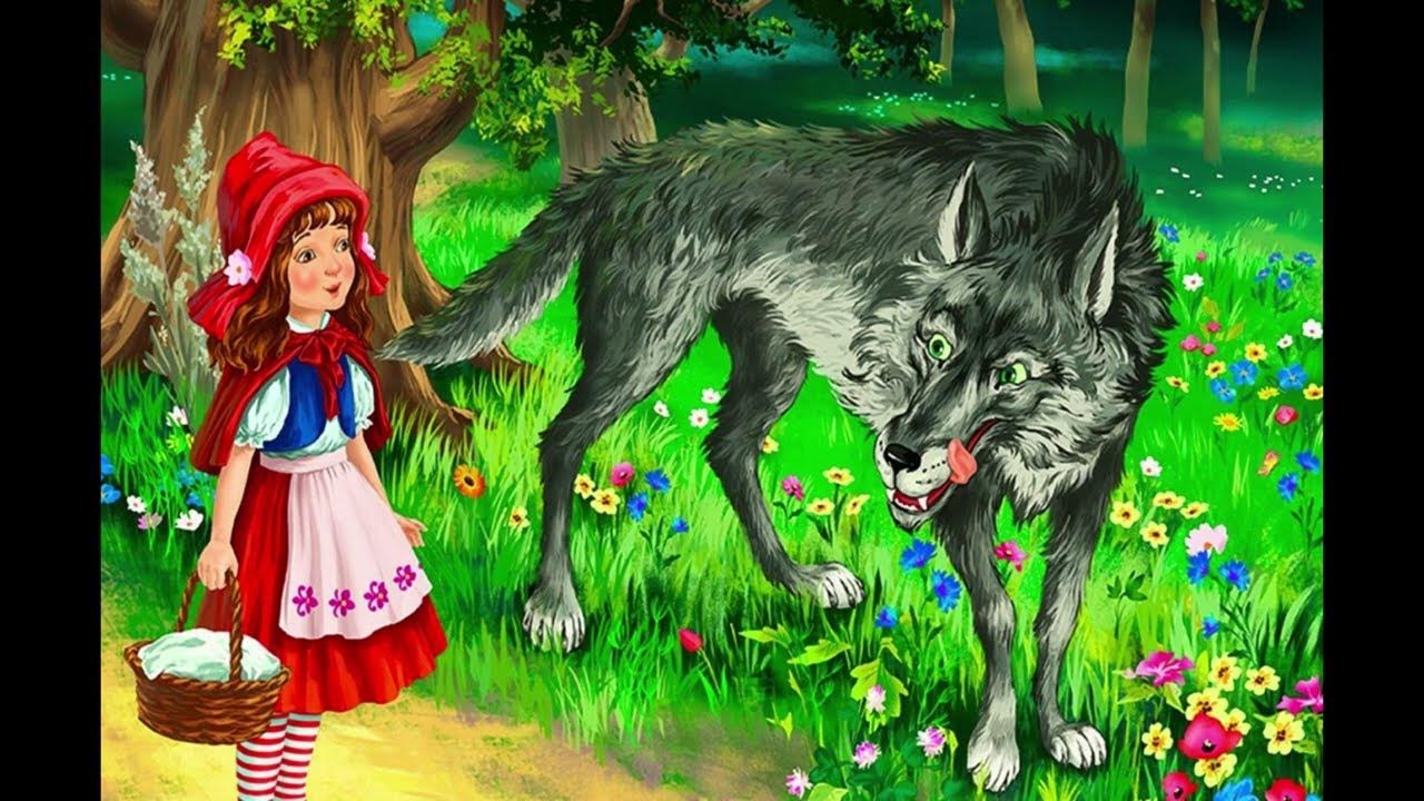 Красная шапочка иллюстрации к сказке. Красная шапочка и серый волк сказка. Красная шапочка картинки. Диалог красной шапочки и волка. Отрывок сказки красная шапочка.