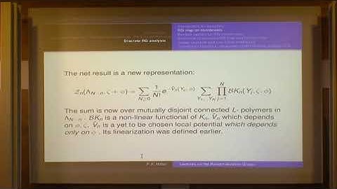 SRQ | Prof. Pronob Mitter | Introduction to the Renormalisation Group