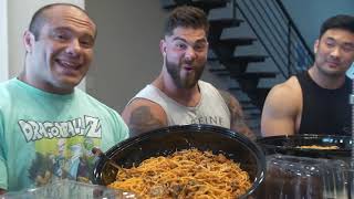 1000 GRAMS OF CARBS CHEAT DAY EATING CHALLENGE for BODY BUILDERS | Pasta/ vegan recipes | Workout