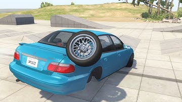 Crazy Crashes In Gridmap || BeamNG.drive Car Stunts And Crashes