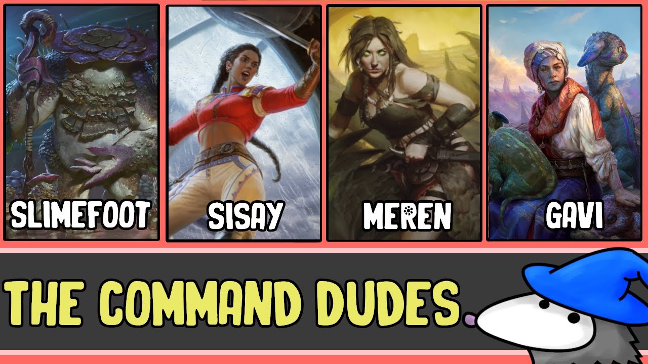 Slimefoot vs Sisay vs Meren vs Gavi | The Command Dudes #12 | EDH Magic: The Gathering Gameplay thumbnail