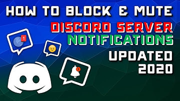 2020 Tutorial - How to Block Discord Server Notifications & Alerts