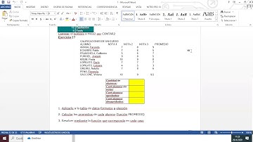 Excel Ejercicio 27