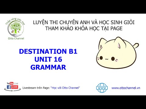Video Destination B1 - Unit 16 - youtube