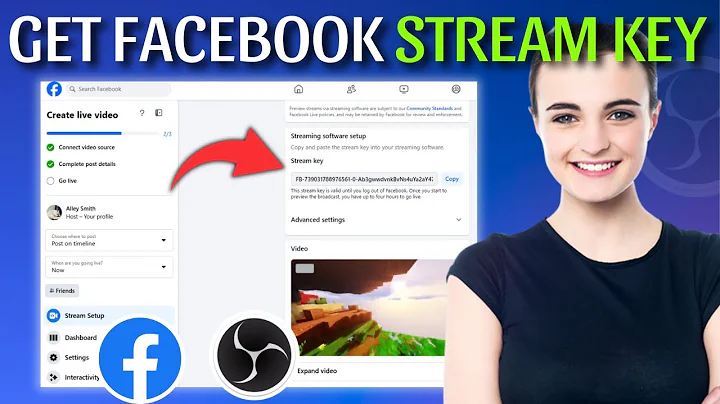 How to get Stream key on Facebook