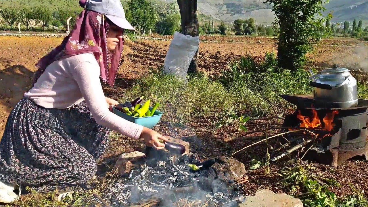 İmece Usulü Dikim | Köy Kahvaltısı | Yer Sofrası | Tütün Fidesi Seçimi