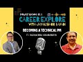 S 1 | Ep.1 | Podcast | Becoming a Technical Project Mgr. |Career Explore | Ft. Raghu K |Jayakishor B